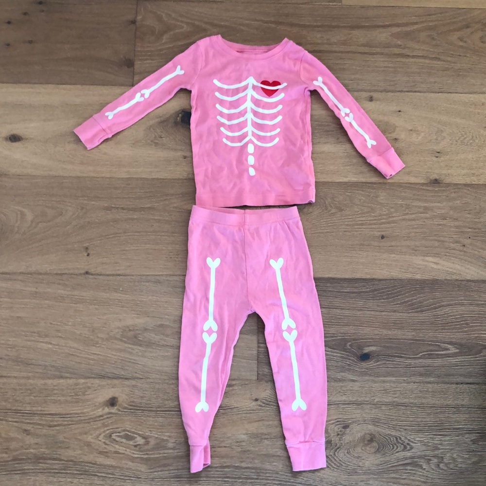 Halloween skeleton pajamas